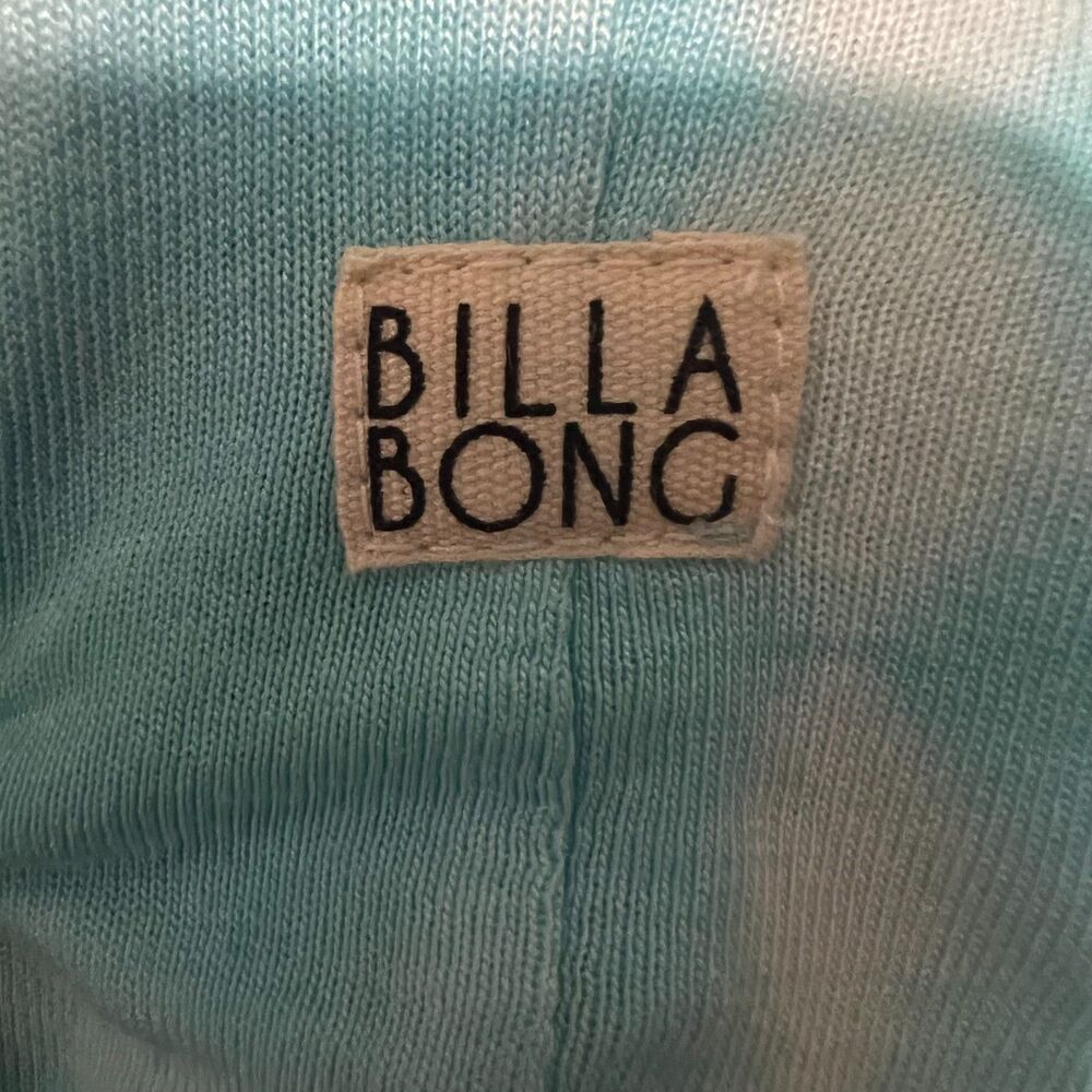 Billabong Blue Tie Dye Maxi Skirt Strapless Dress Convertible Boho Large - Picture 6 of 7